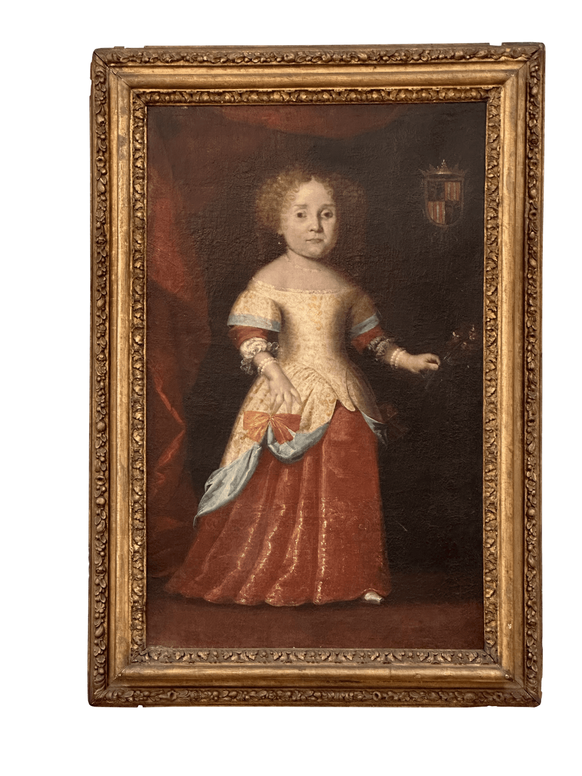 Italian 18th Century full - length Portrait of a girl - Helen Storey Antiques