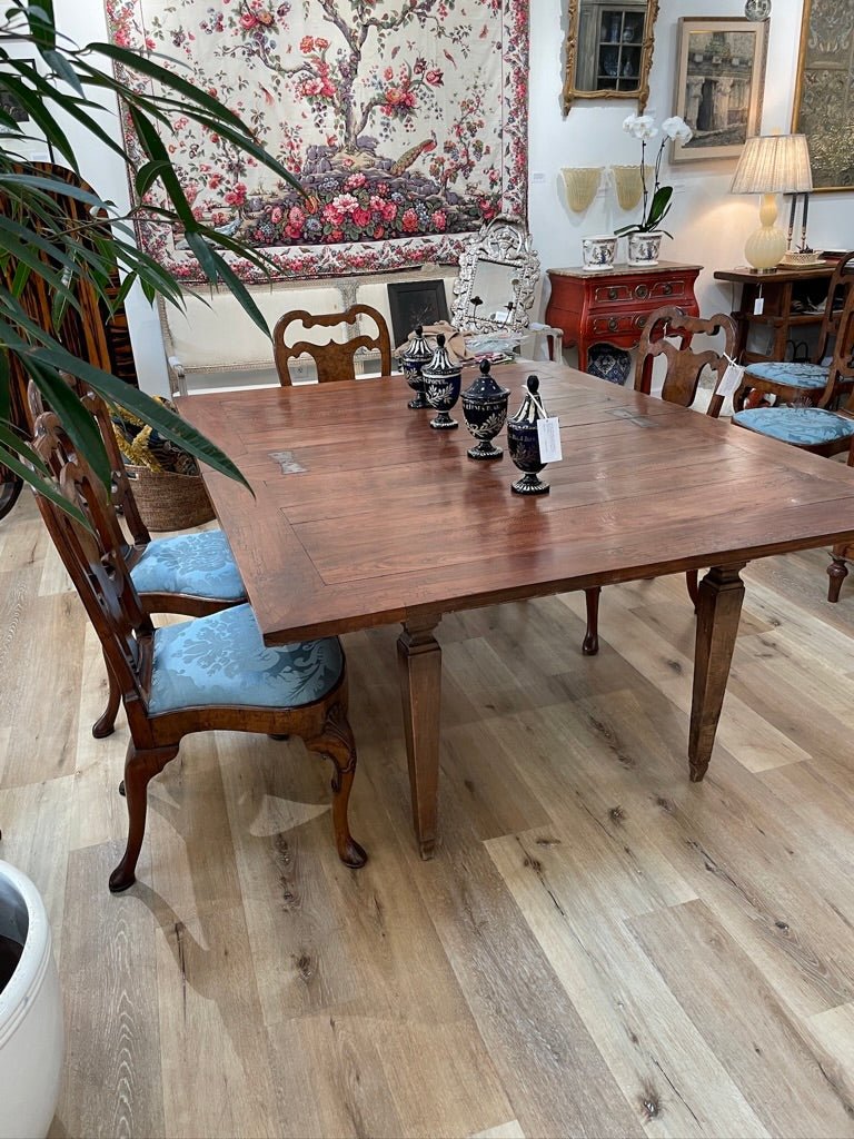 Italian Walnut Rectangular Dining Table, 19th Century, possibly earlier - Helen Storey Antiques