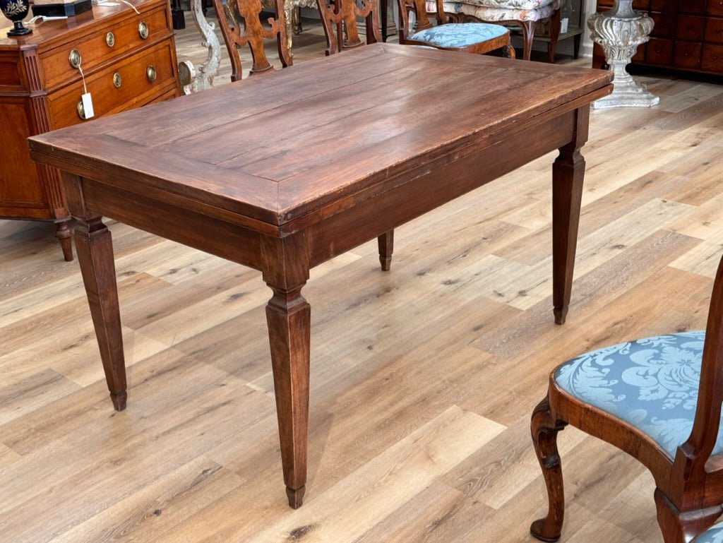 Italian Walnut Rectangular Dining Table, 19th Century, possibly earlier - Helen Storey Antiques