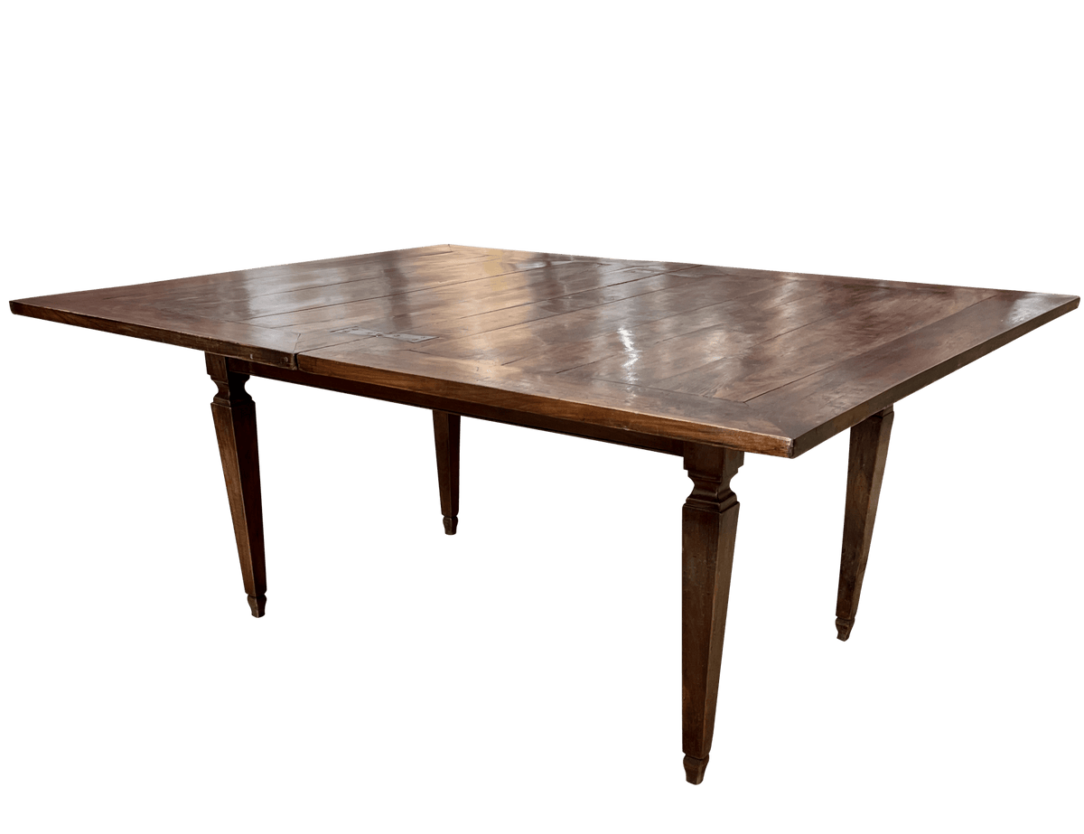 Italian Walnut Rectangular Dining Table, 19th Century, possibly earlier - Helen Storey Antiques