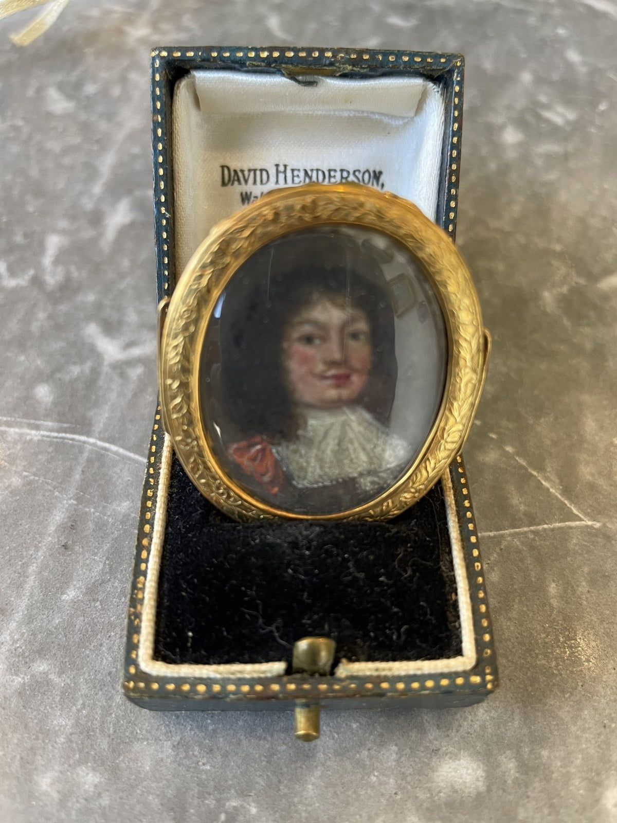 King Charles II of England, Portrait Miniature - Helen Storey Antiques