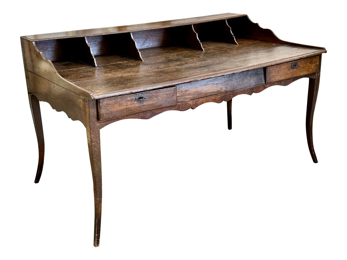 Large 18th Century French Provincial Desk Bureau - ON HOLD - Helen Storey Antiques