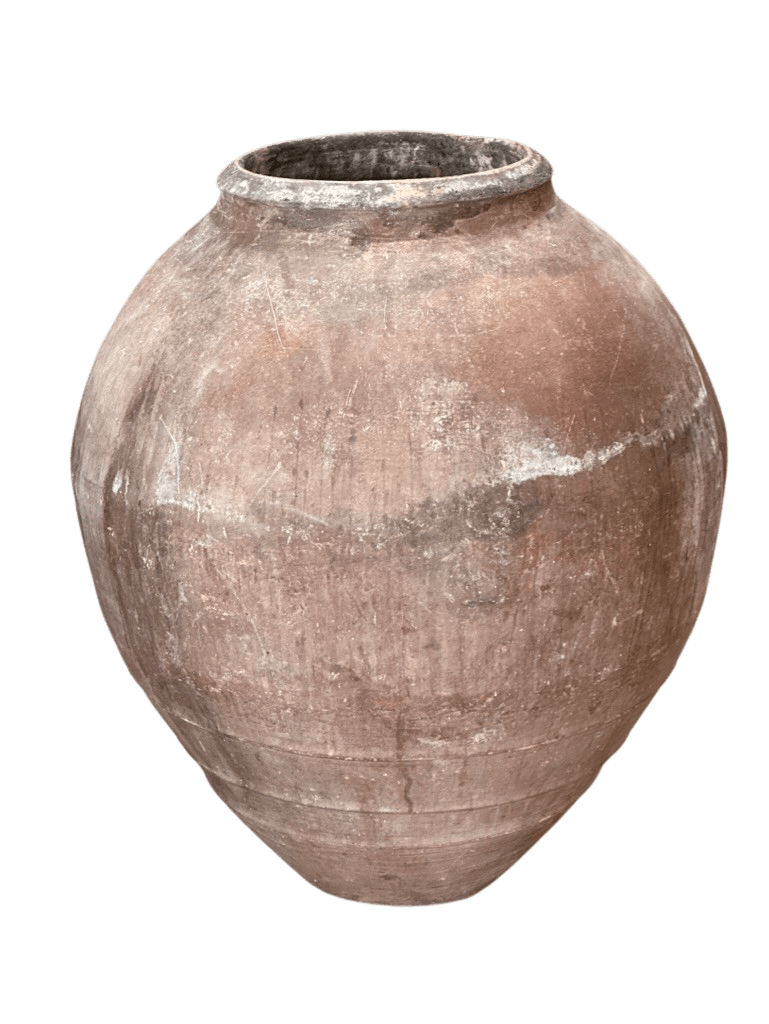 Large 19th Century Terra Cotta Olive Jar/Vessel