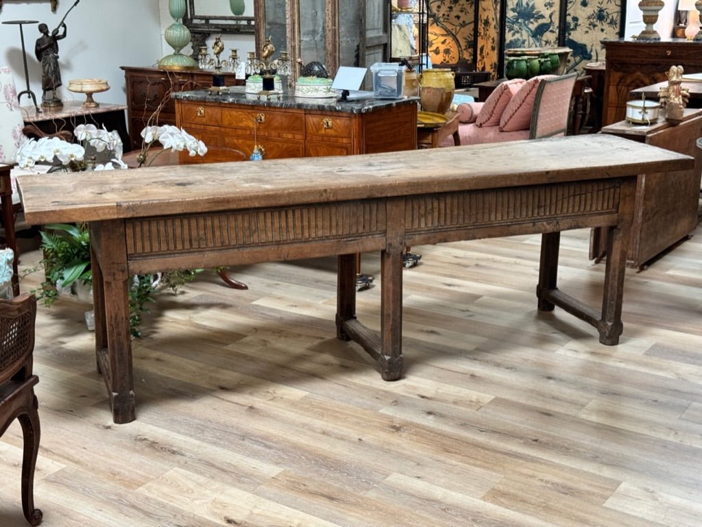 Large Spanish Table, 17th Century, Console or Server - Helen Storey Antiques