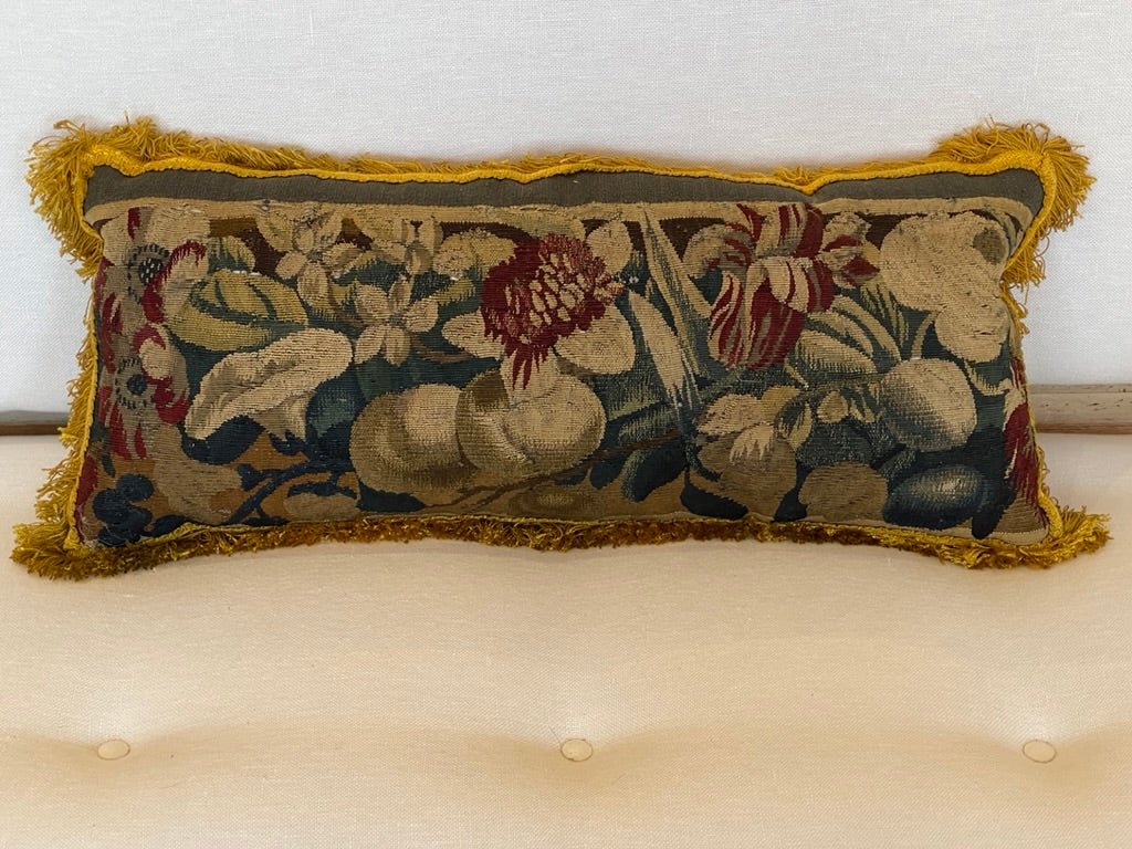 Late 17th Century Flemish Tapestry Panels Stuffed as Cushions - Helen Storey Antiques