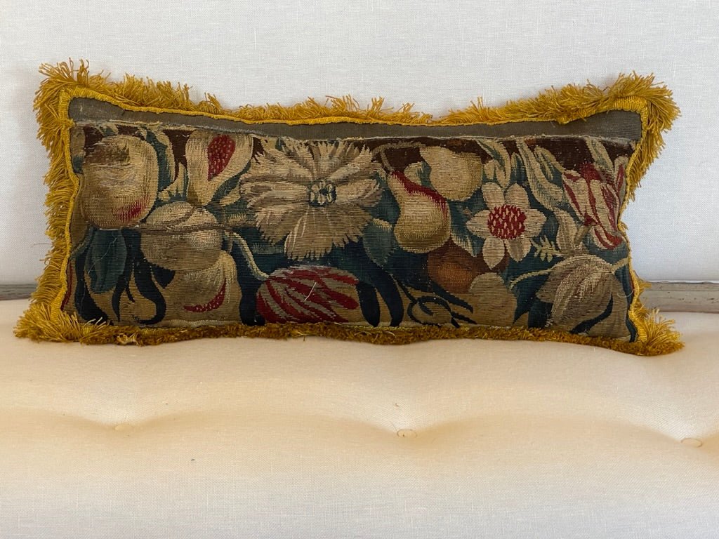 Late 17th Century Flemish Tapestry Panels Stuffed as Cushions - Helen Storey Antiques