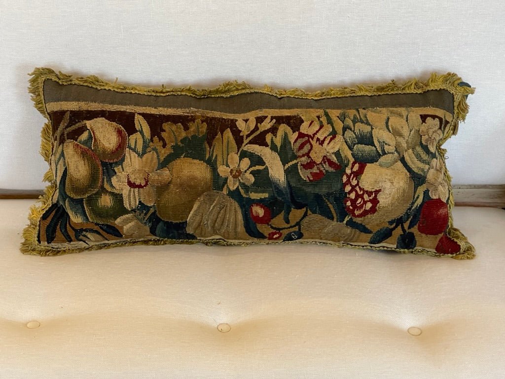 Late 17th Century Flemish Tapestry Panels Stuffed as Cushions - Helen Storey Antiques