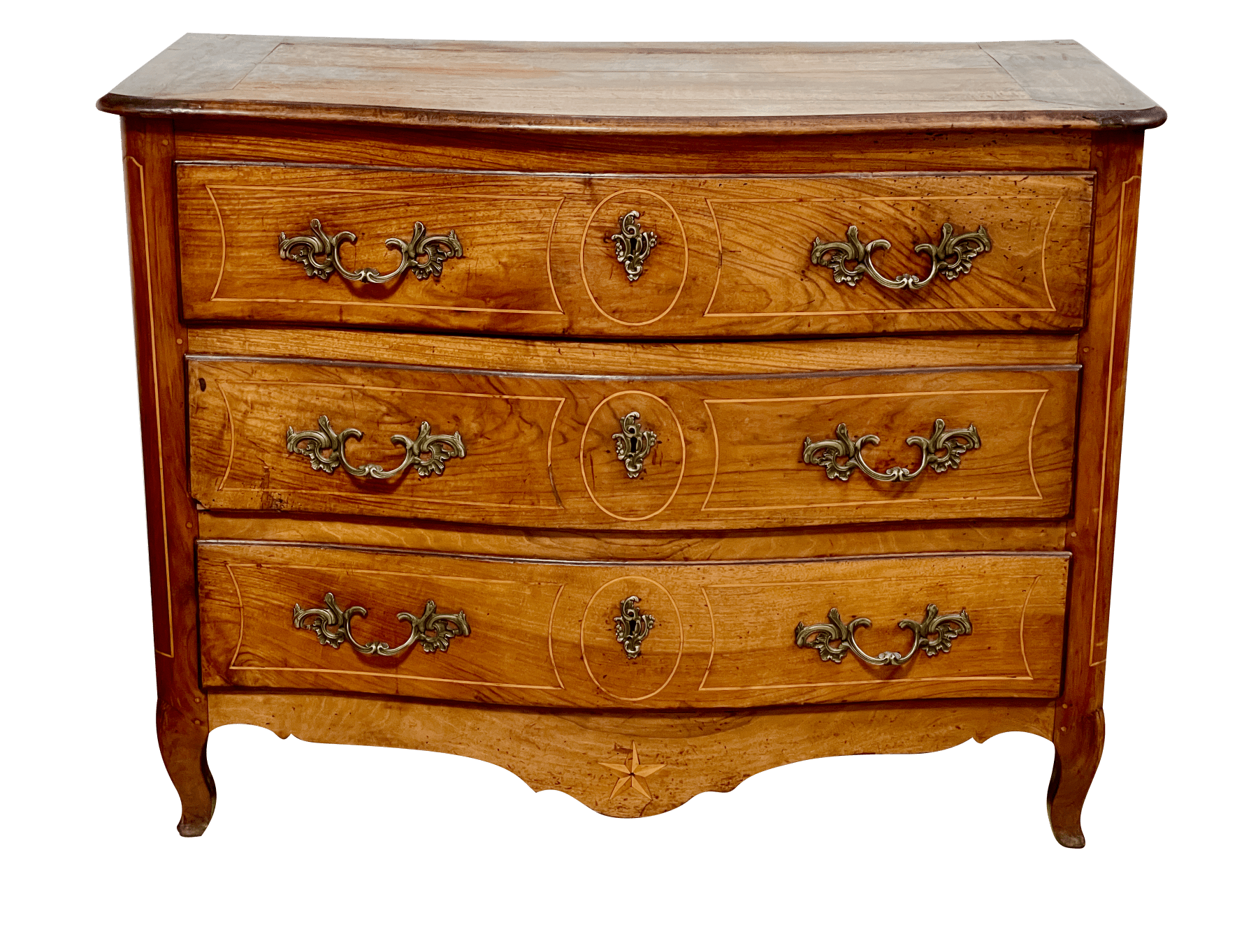 Late 18th Century French Directoire Walnut Inlaid Commode