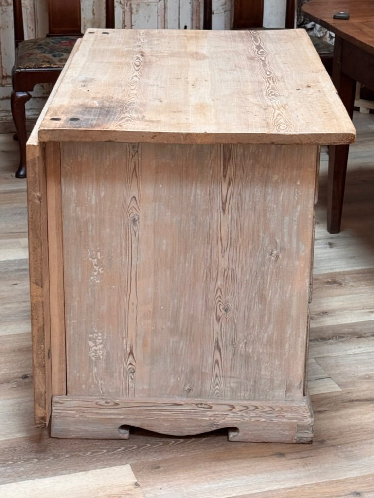 Late 18th - early 19th Century Swedish Pine Chest of Drawers with Table - Helen Storey Antiques