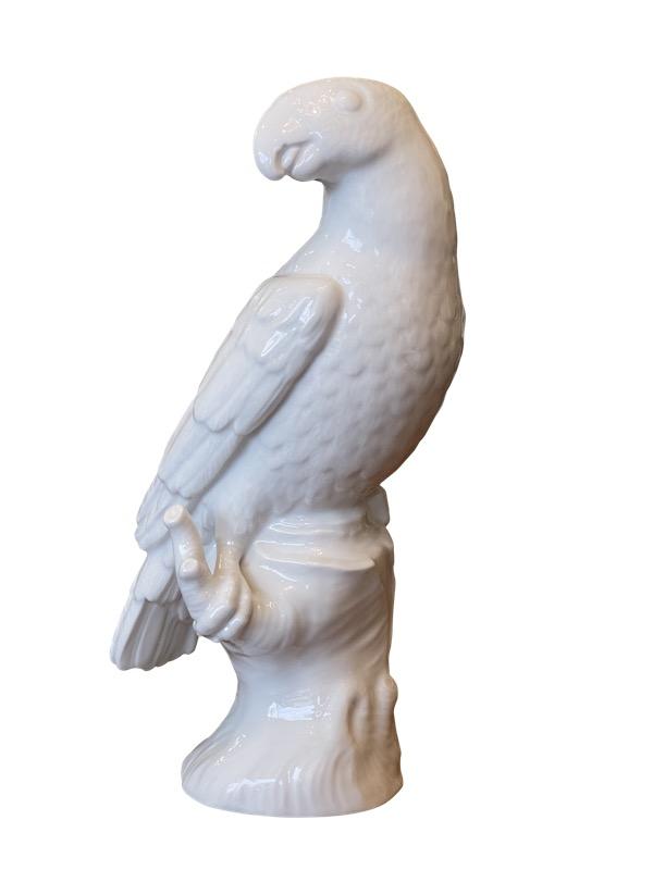 LATE 19TH CENTURY BERLIN KPM PORCELAIN PARROT FIGURINE - Helen Storey Antiques