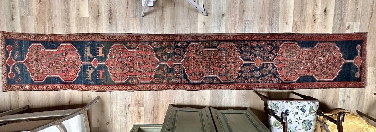 Late 19th - Early 20th Century Antique Northwest Persian Runner - Helen Storey Antiques