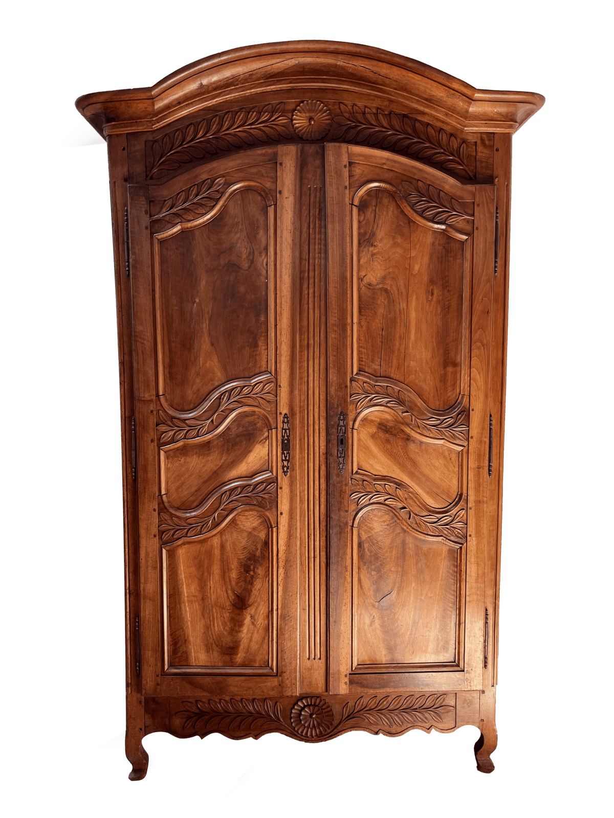 Louis XV Period Carved Walnut Armoire - Helen Storey Antiques