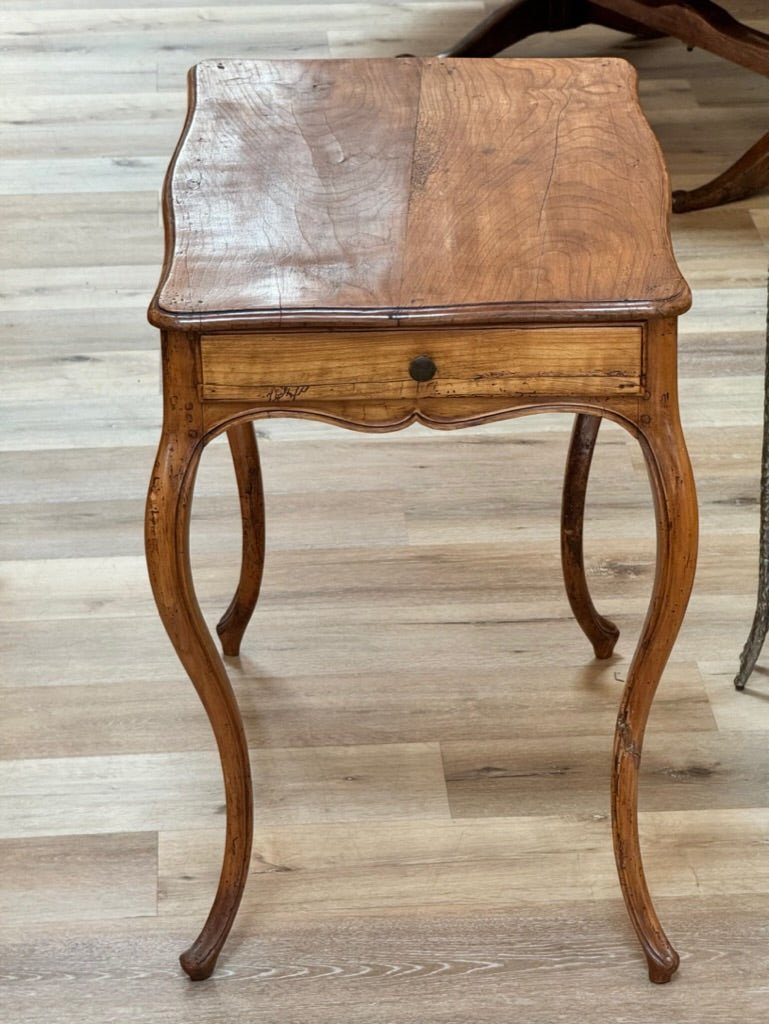 Louis XV Provincial fruitwood side table mid 18th century - Helen Storey Antiques