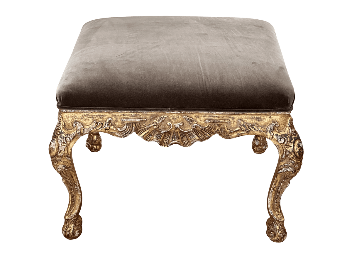 Louis XV Style Giltwood Tabouret - Helen Storey Antiques