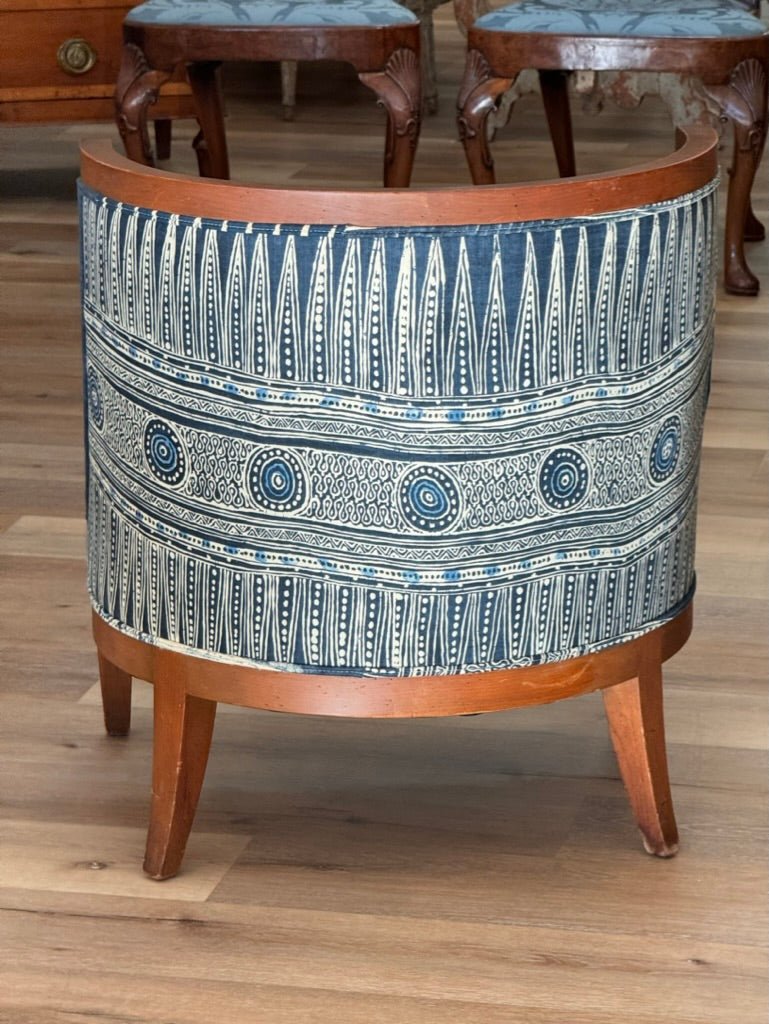 Mid - Century Barrel Chair - Helen Storey Antiques