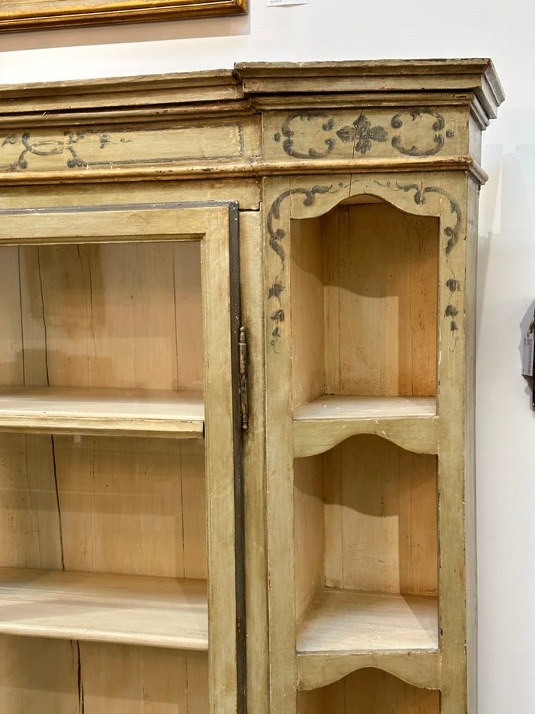 Painted 19th Century Danish Bookcase - Helen Storey Antiques