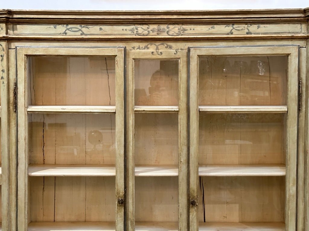 Painted 19th Century Danish Bookcase - Helen Storey Antiques