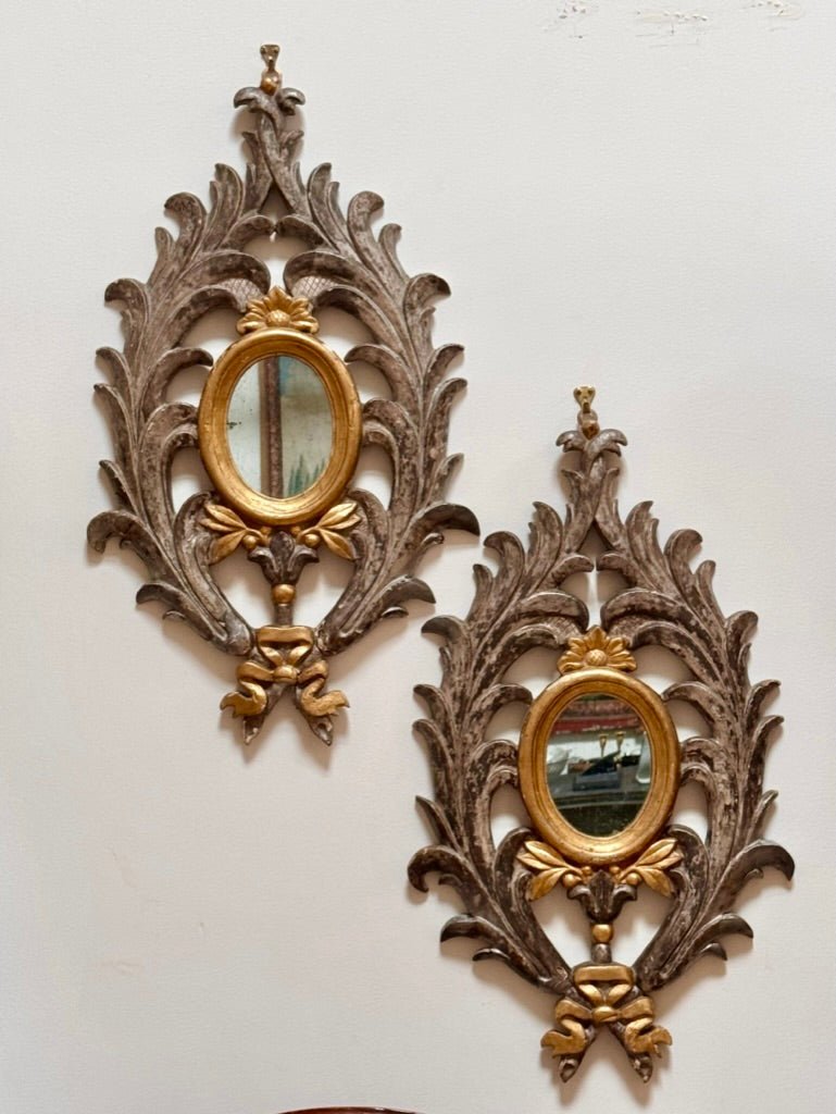 Pair of 18th Century Italian Mirrors - Helen Storey Antiques