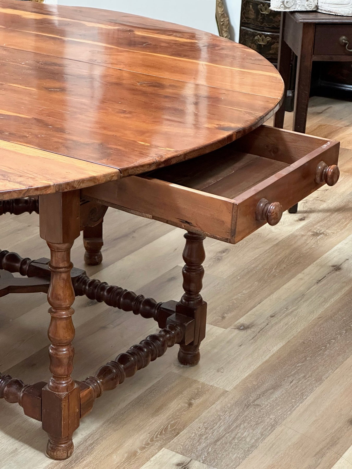 Rare and Important Bermuda Plantation - Made Table, 18th Century - Helen Storey Antiques