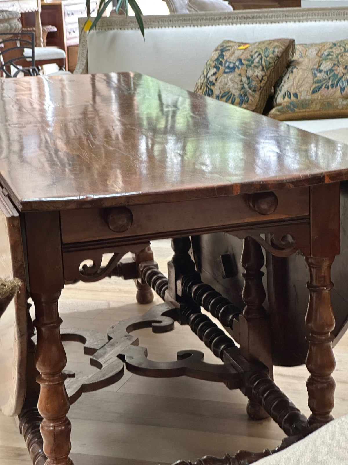 Rare and Important Bermuda Plantation - Made Table, 18th Century - Helen Storey Antiques