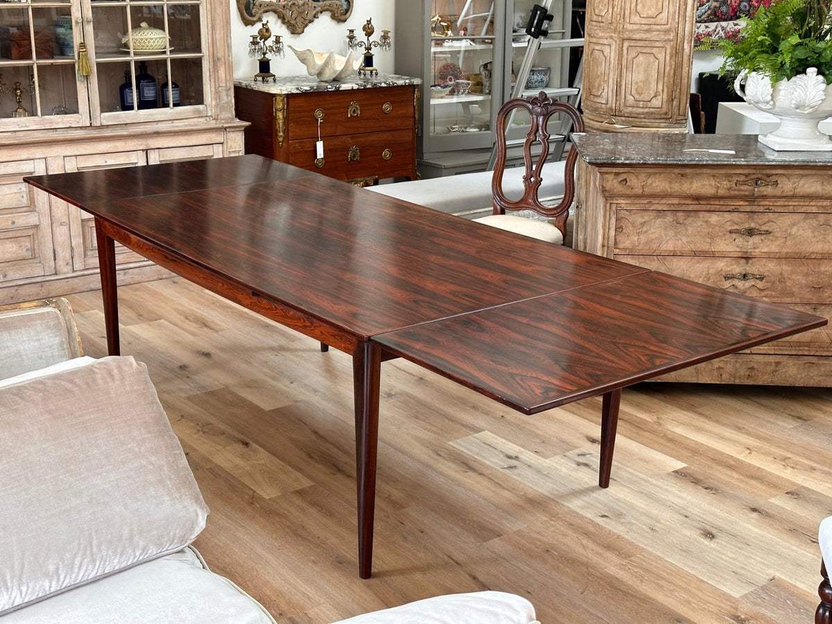 Rare Danish Rosewood Dining Table - Helen Storey Antiques