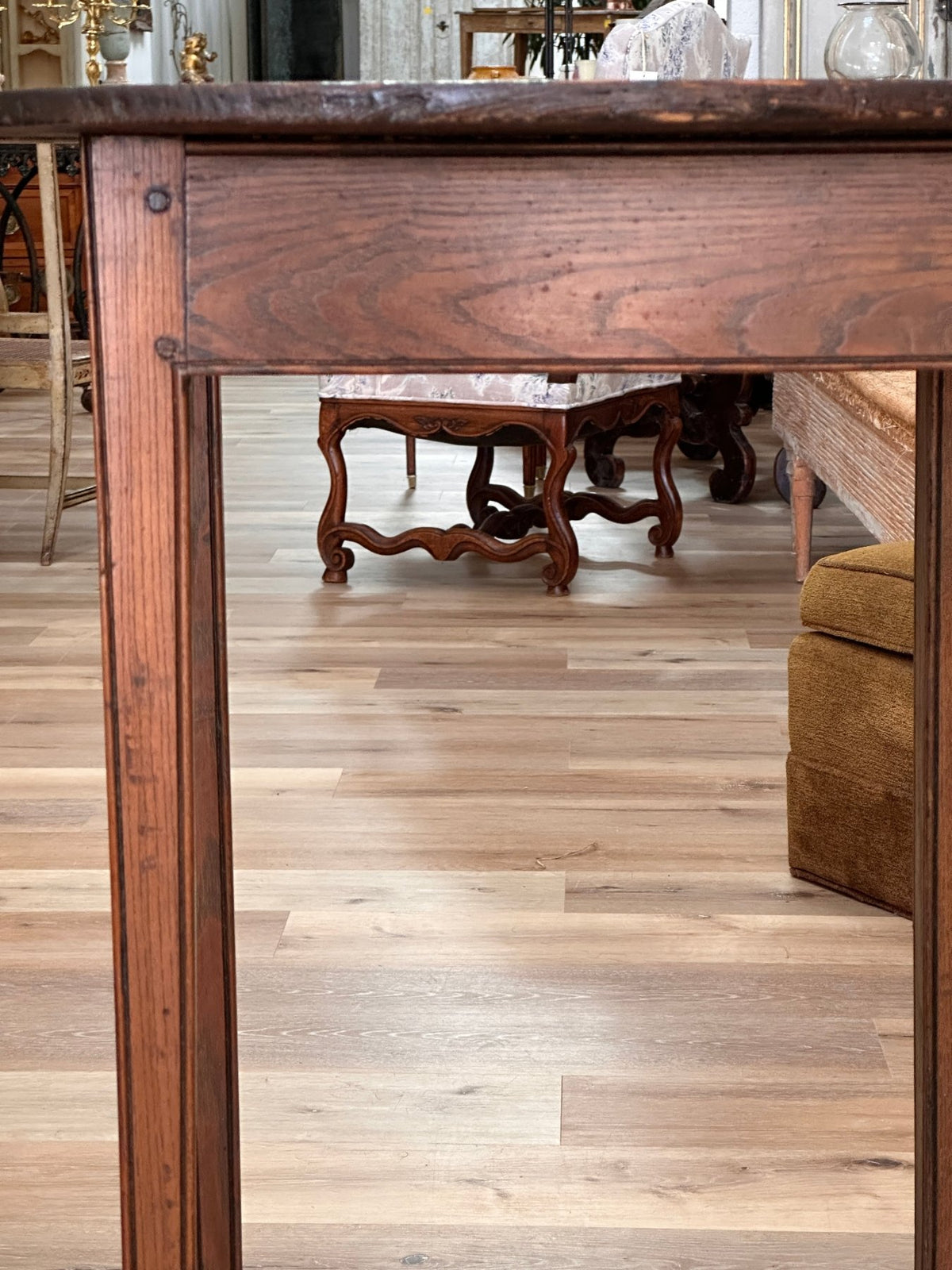 Rare Southside Virginia Yellow Pine and Chestnut Hunt table, c. 1790 - Helen Storey Antiques