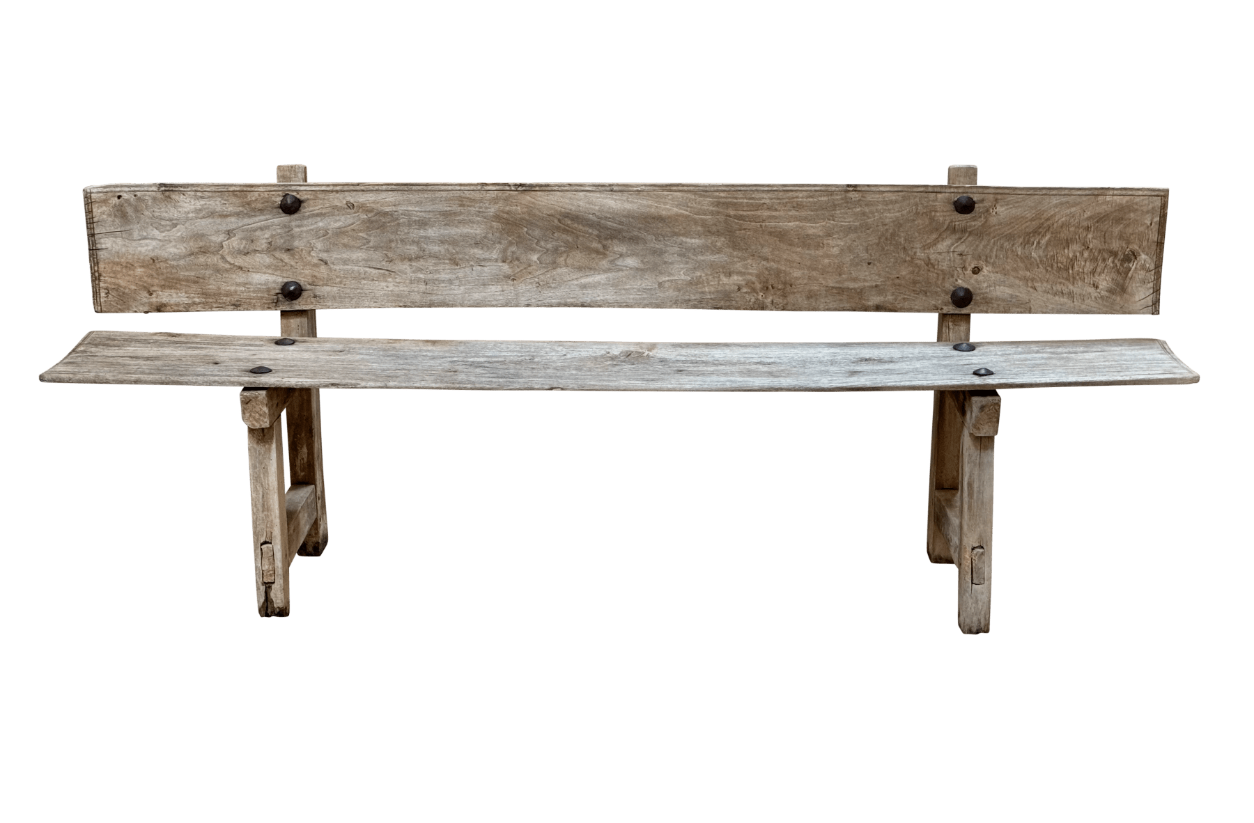 Rustic 18th Century Spanish Bench