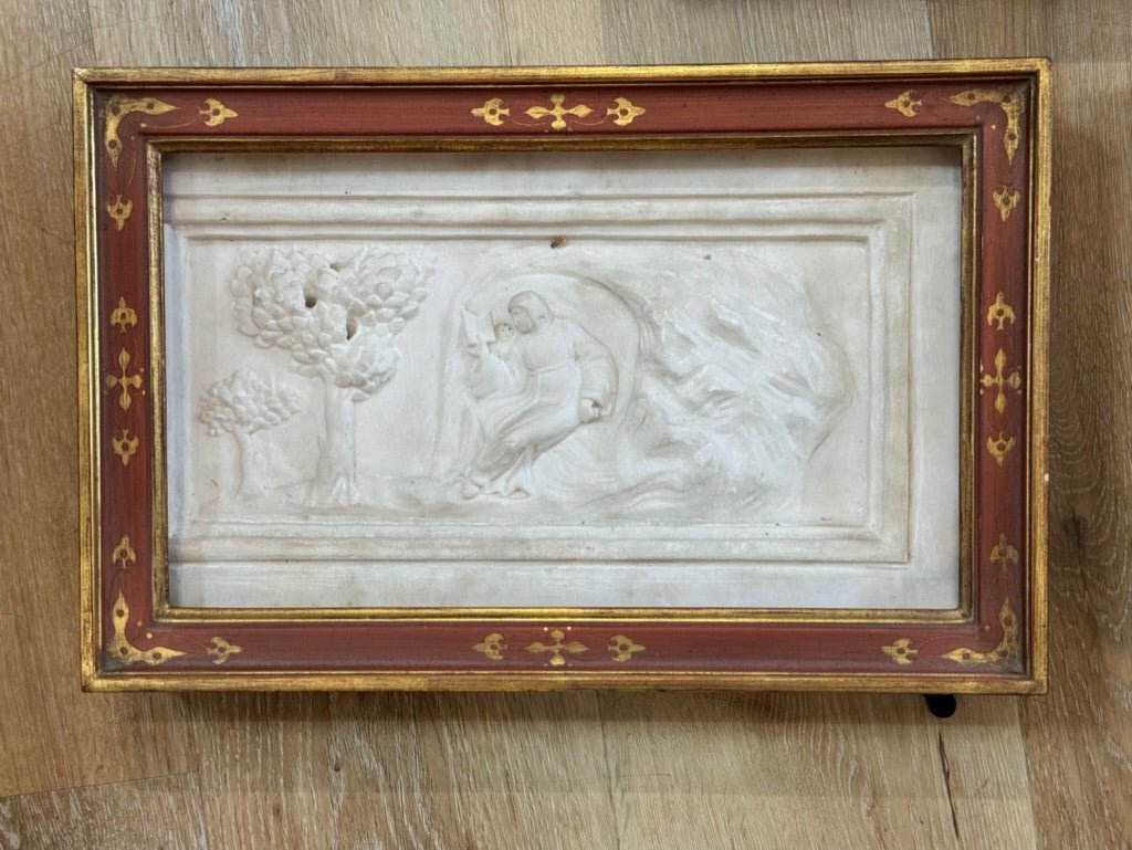 Set of Five early 19th Century - late 18th Century Carved Marble Panels - Helen Storey Antiques