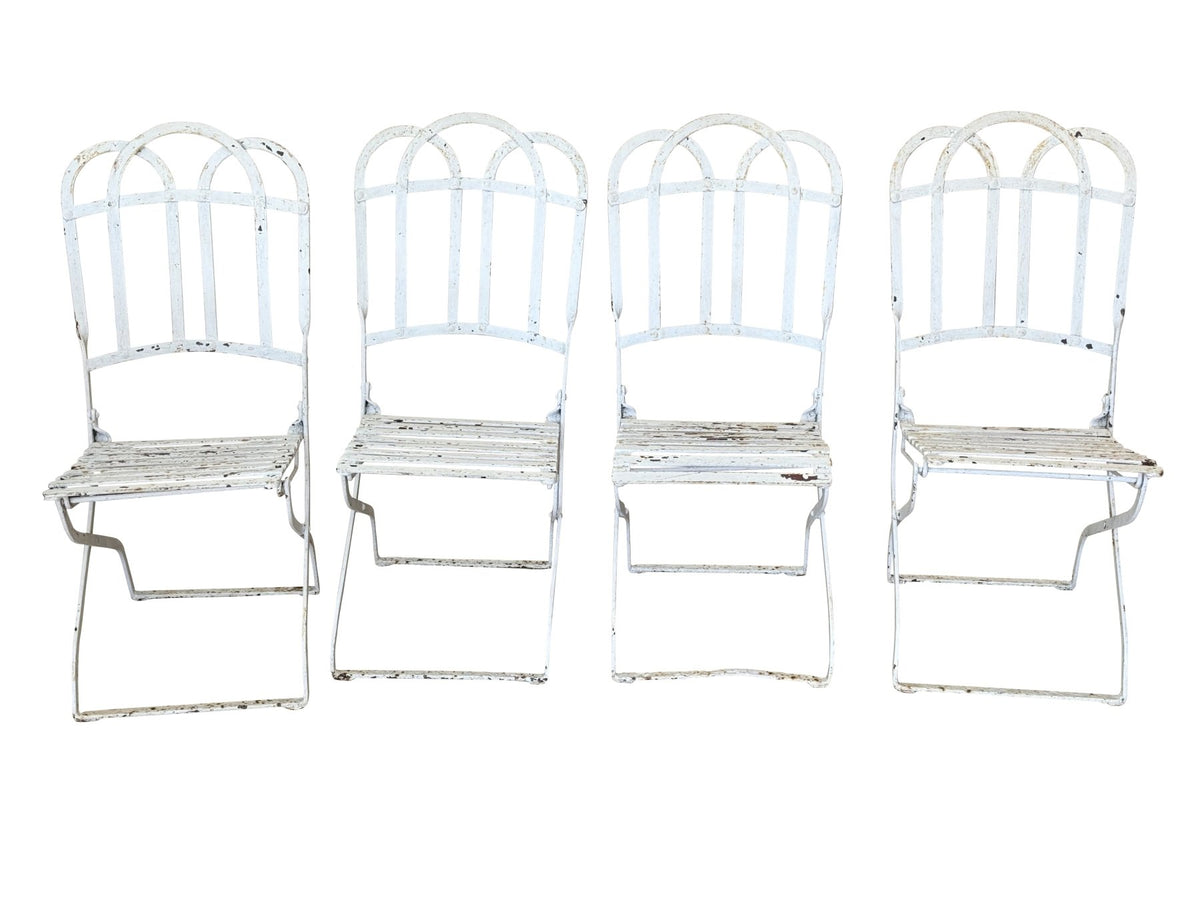 Set of Four Parisian Cafe Chairs - Helen Storey Antiques