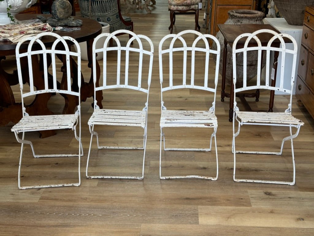 Set of Four Parisian Cafe Chairs - Helen Storey Antiques