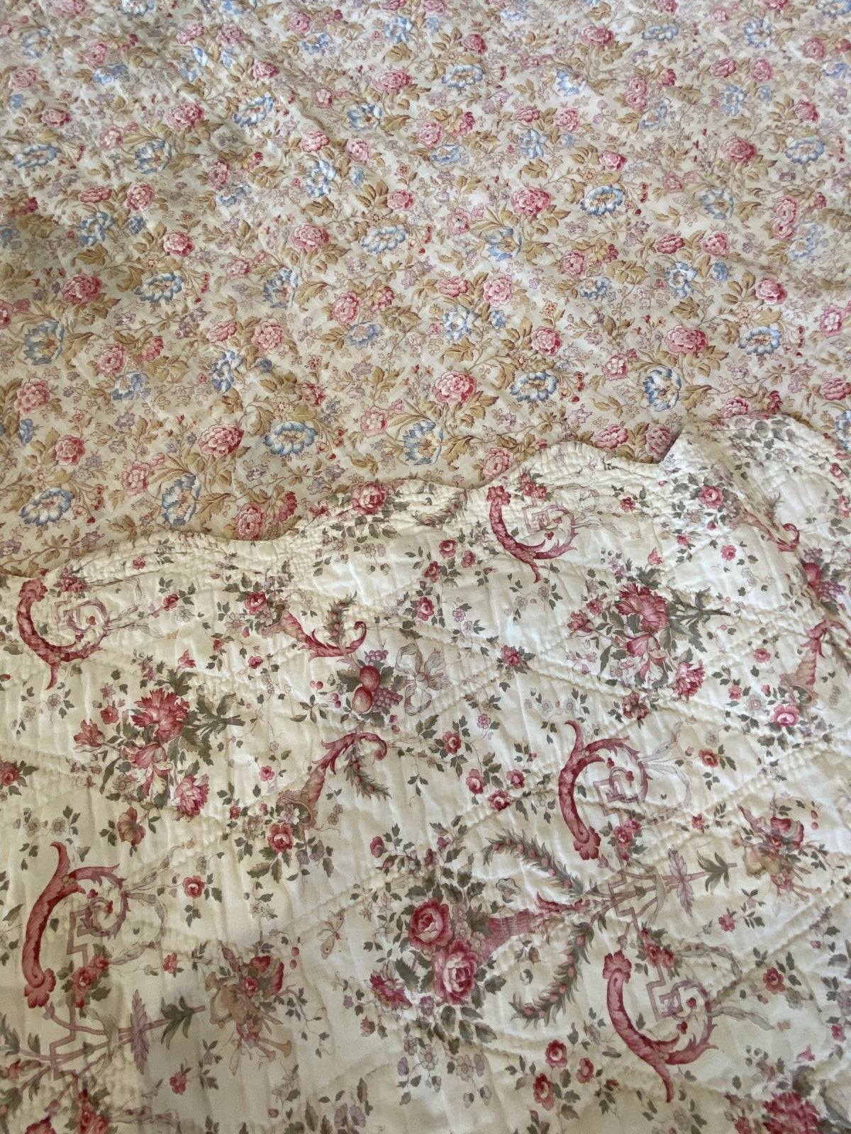 Stunning Boutis Pique, French Provincial Quilt, Belle Epoque - Helen Storey Antiques