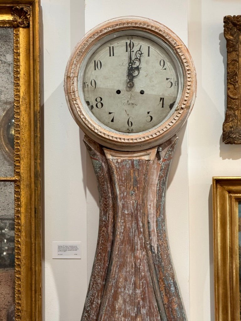 True 18th Century Swedish Mora Clock - Helen Storey Antiques