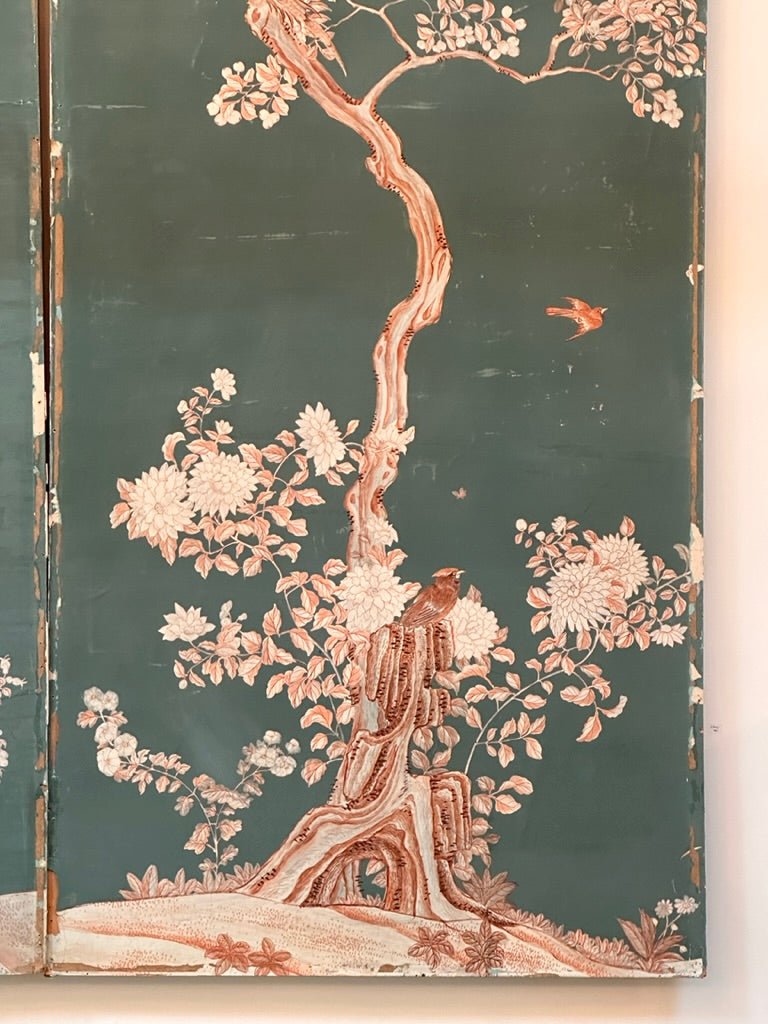 Vintage Gracie Wallpaper, Four Panels - Helen Storey Antiques