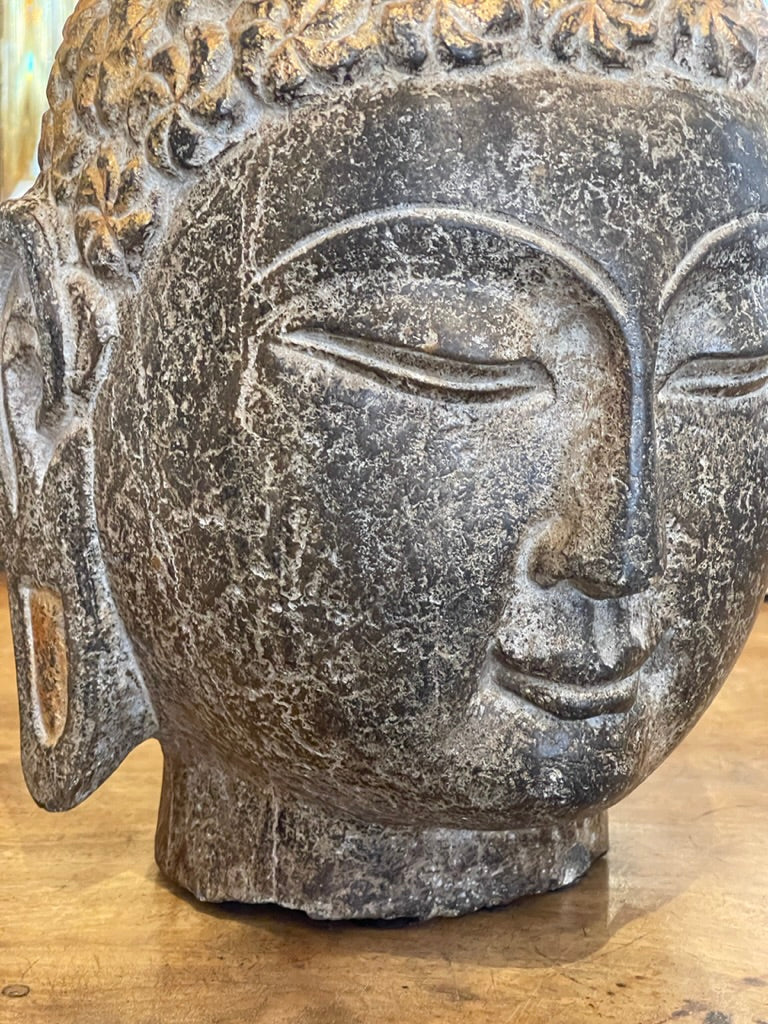 Chinese carved stone Buddha Head