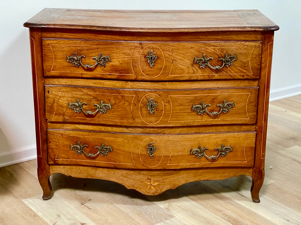 Late 18th Century French Directoire Walnut Inlaid Commode