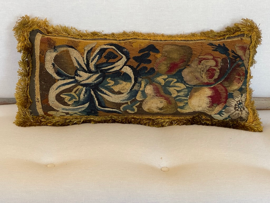 Late 17th Century Flemish Tapestry Panels Stuffed as Cushions