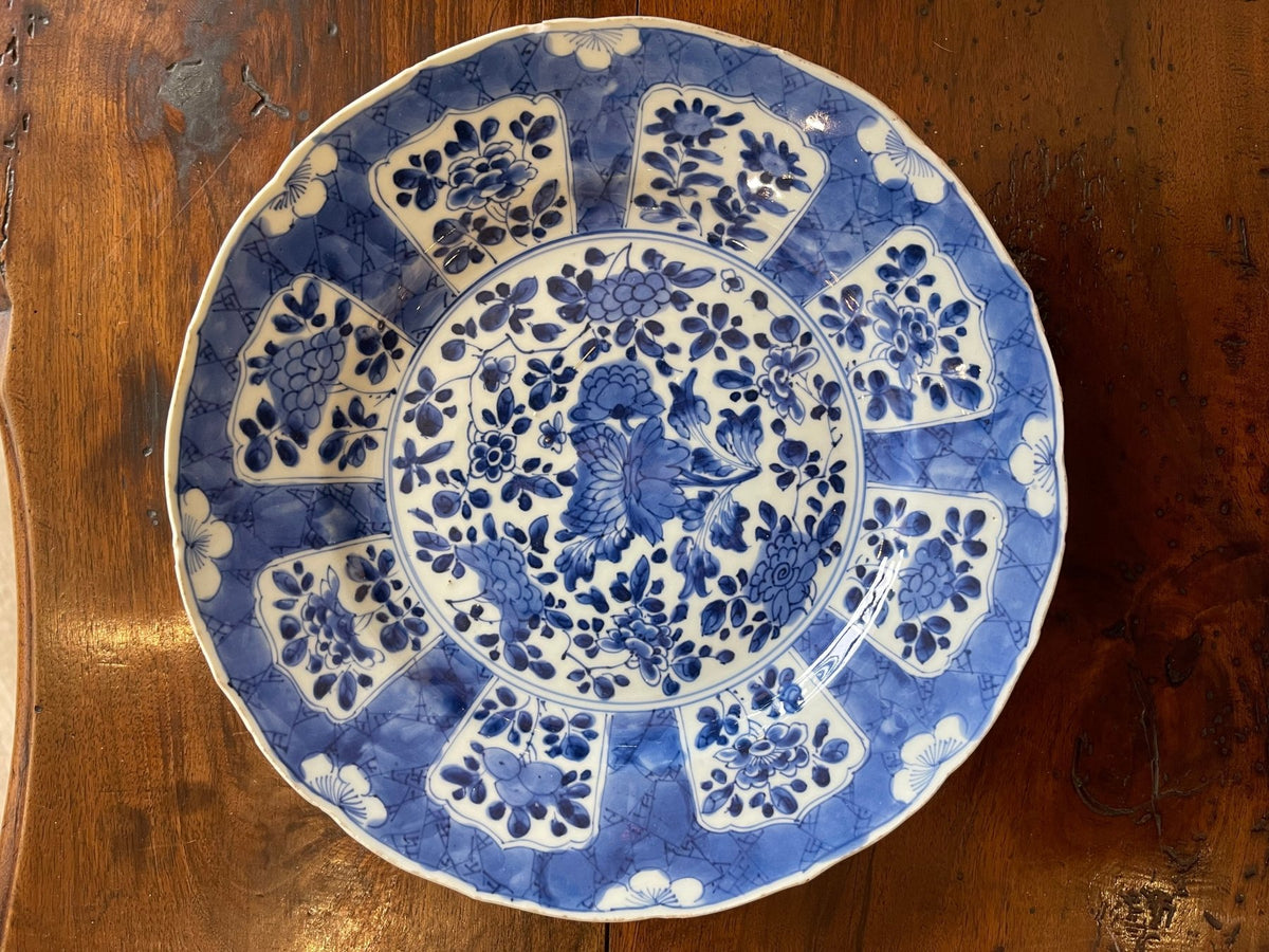 18th Century Blue &amp; White Delft Charger - Helen Storey Antiques