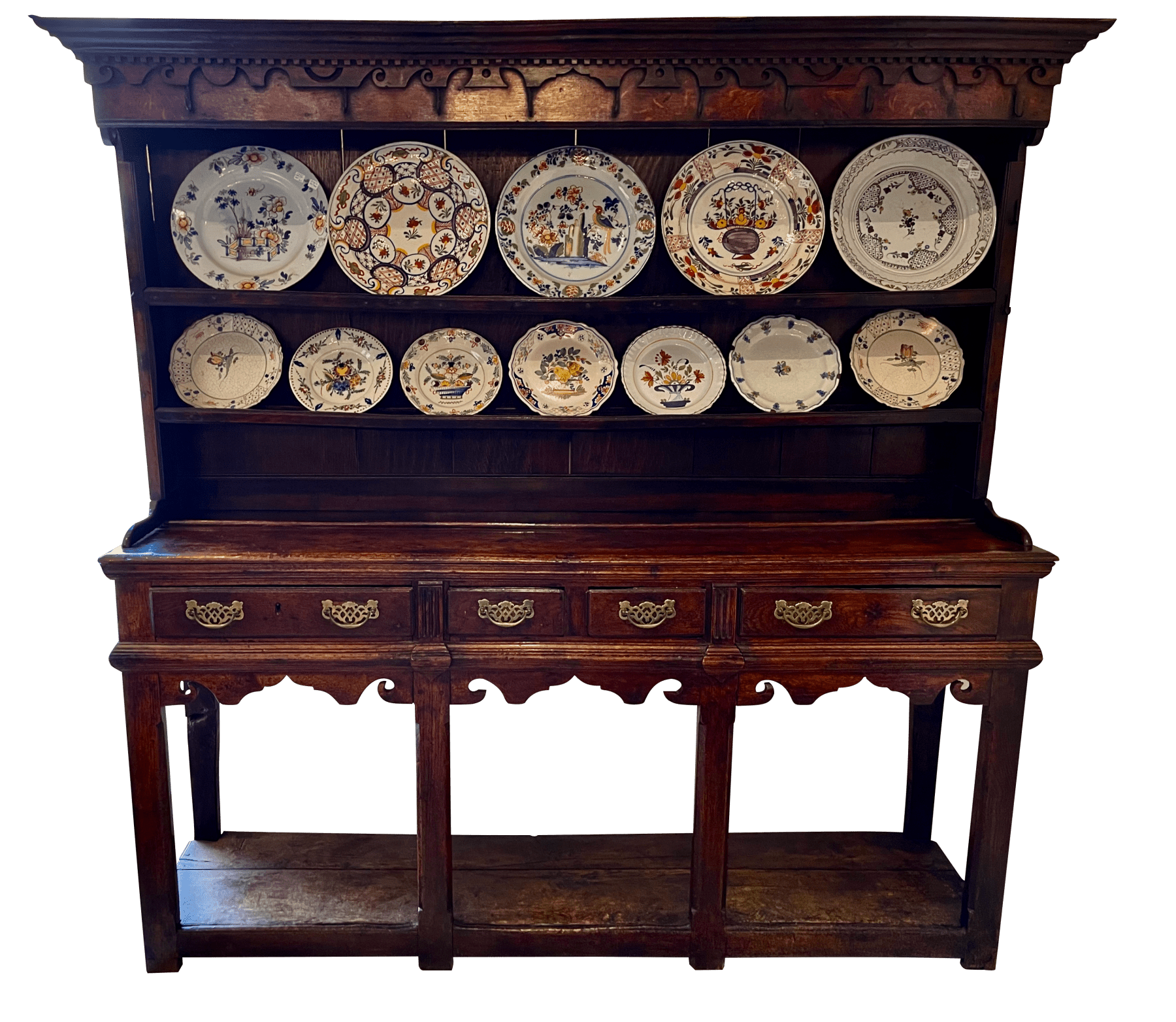 18th Century English Oak Welsh Dresser