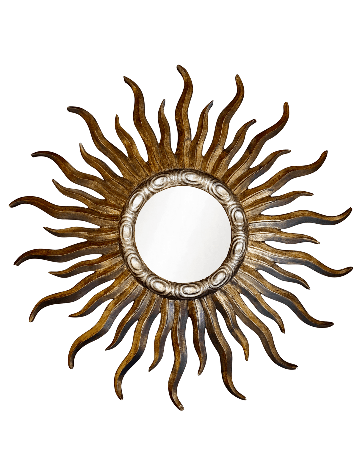 19th Century Convex Sunburst Mirror - Helen Storey Antiques