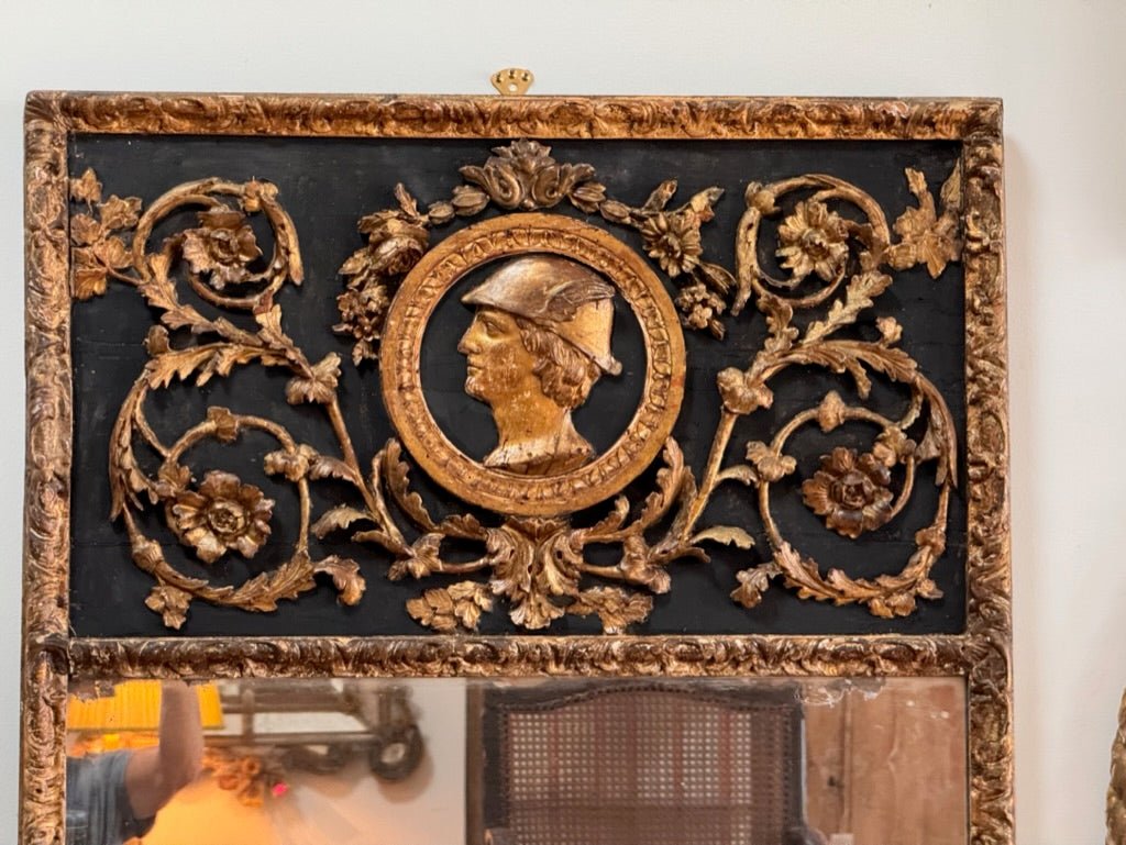 Early 19th Century French Empire boiserie Mirror - Helen Storey Antiques