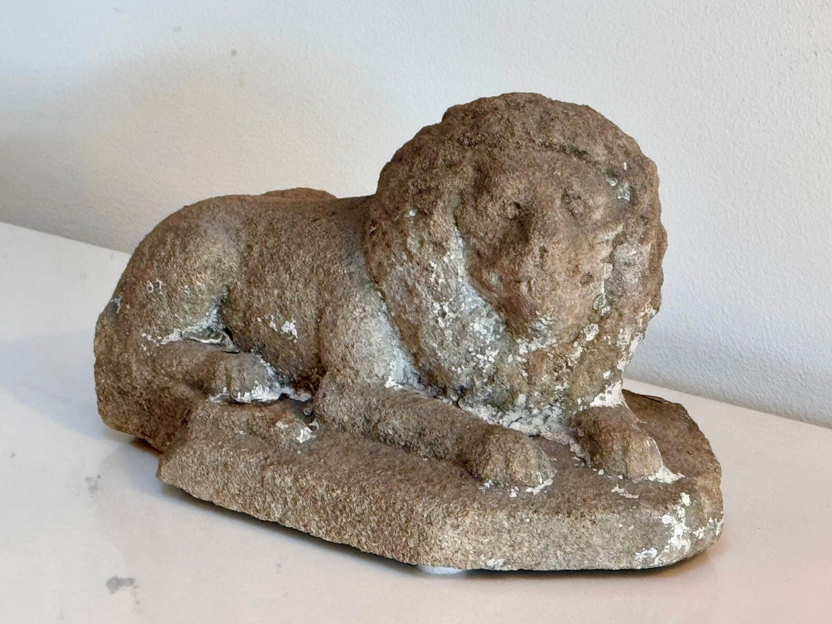 French Gothic Stone Lion, 15th Century - Helen Storey Antiques