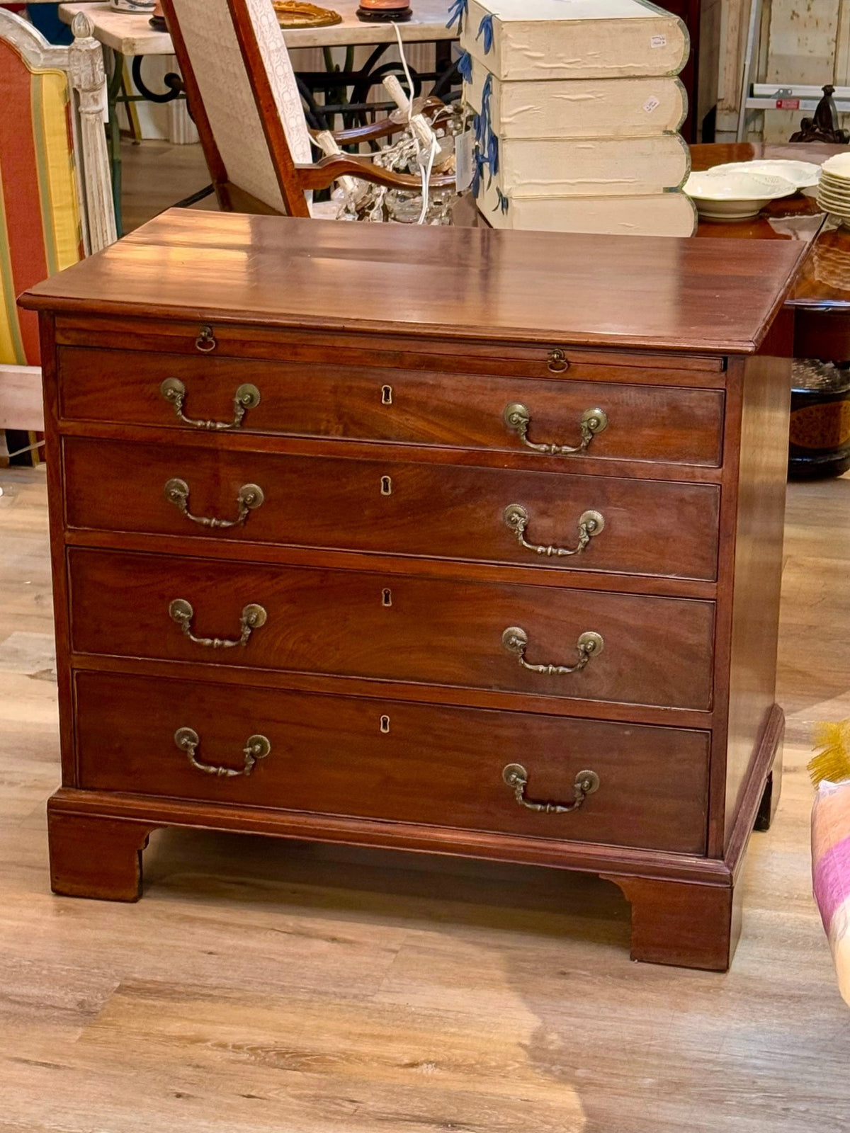 Georgian Mahogany Bachelor’s Chest - Helen Storey Antiques