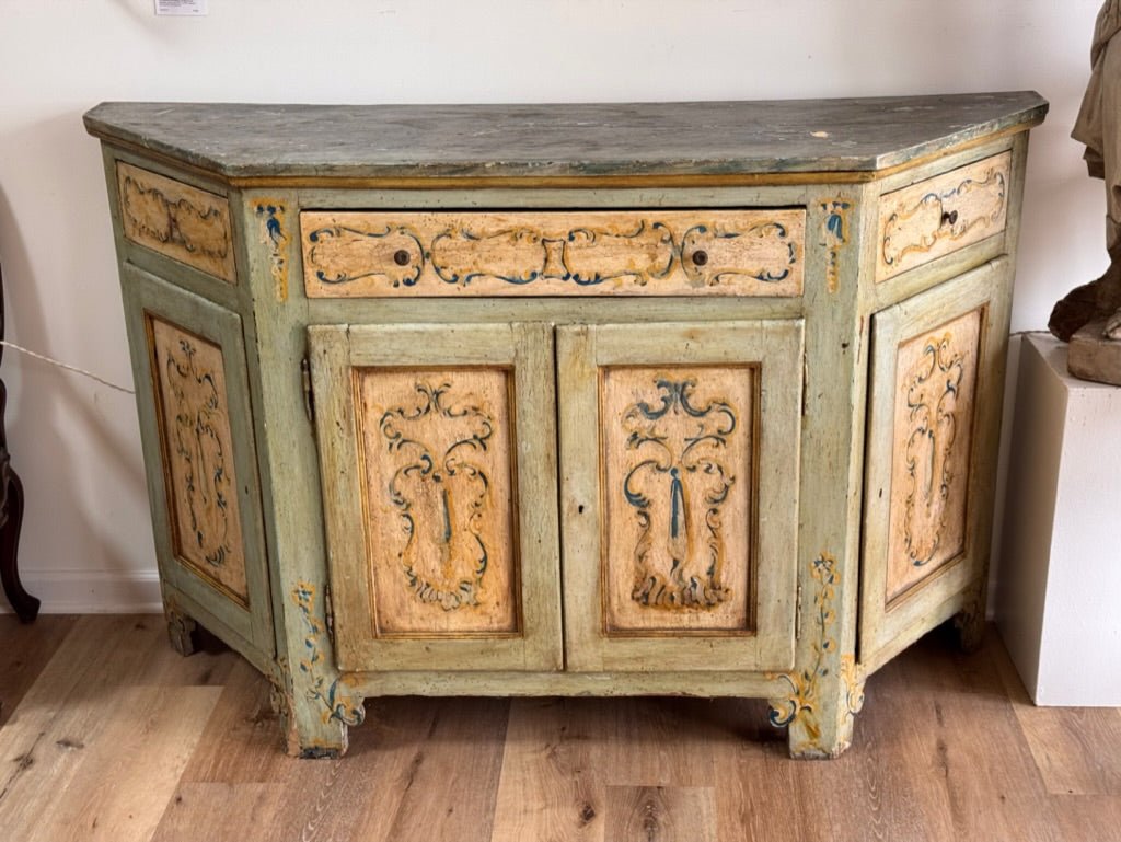 Italian Painted Florentine Credenza, Late 18th Century - Helen Storey Antiques