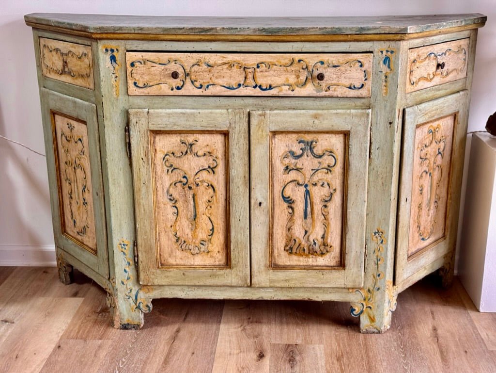 Italian Painted Florentine Credenza, Late 18th Century - Helen Storey Antiques