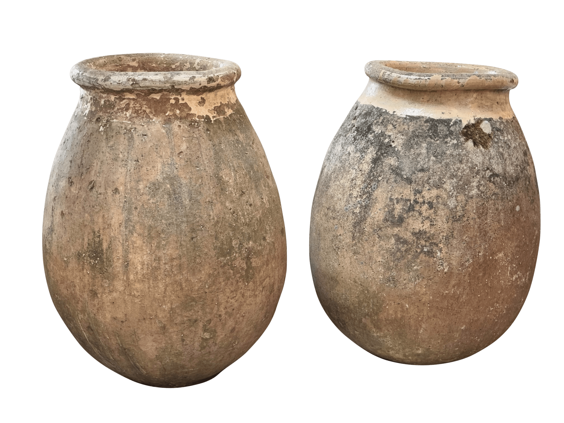 Large 19th Century French Biot Jars