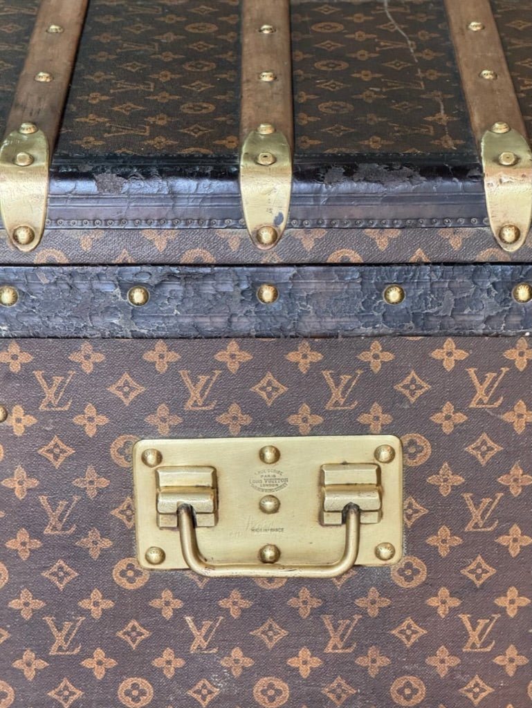 Late 19th to early 20th Century Louis Vuitton Steamer Trunk - Helen Storey Antiques