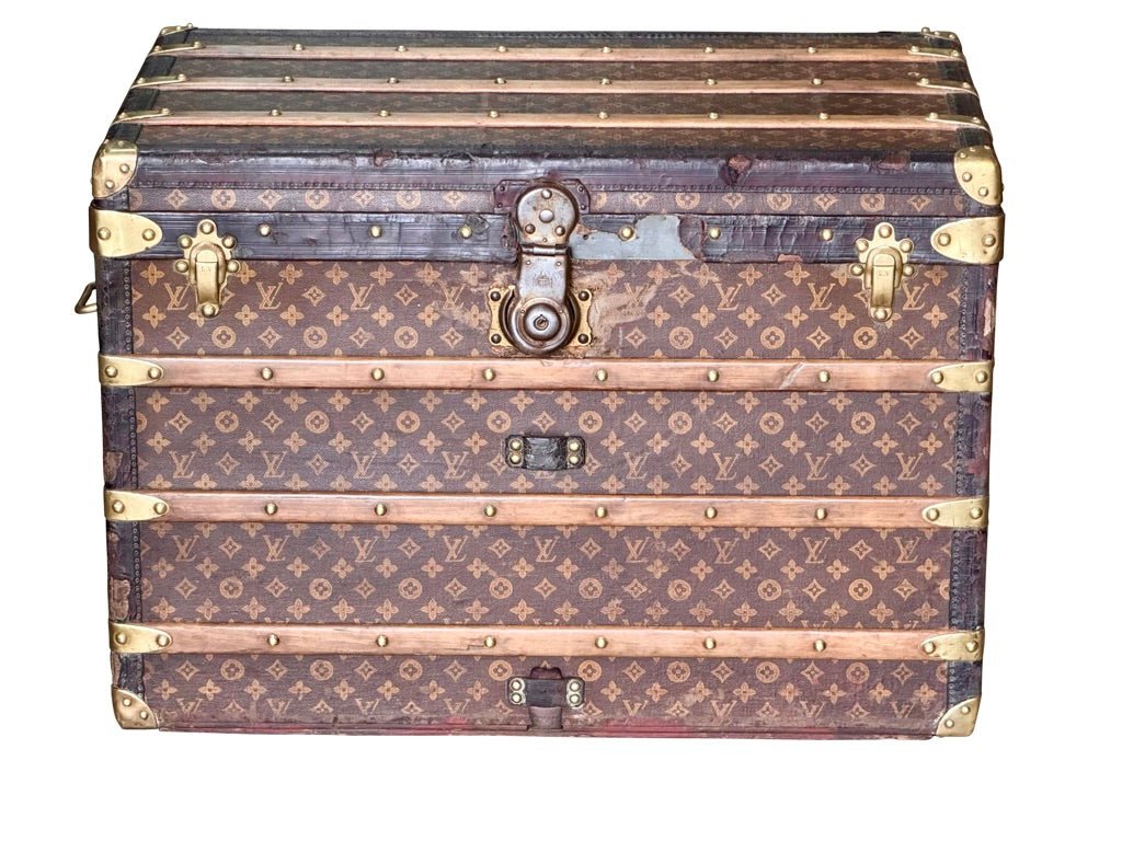 Late 19th to early 20th Century Louis Vuitton Steamer Trunk - Helen Storey Antiques